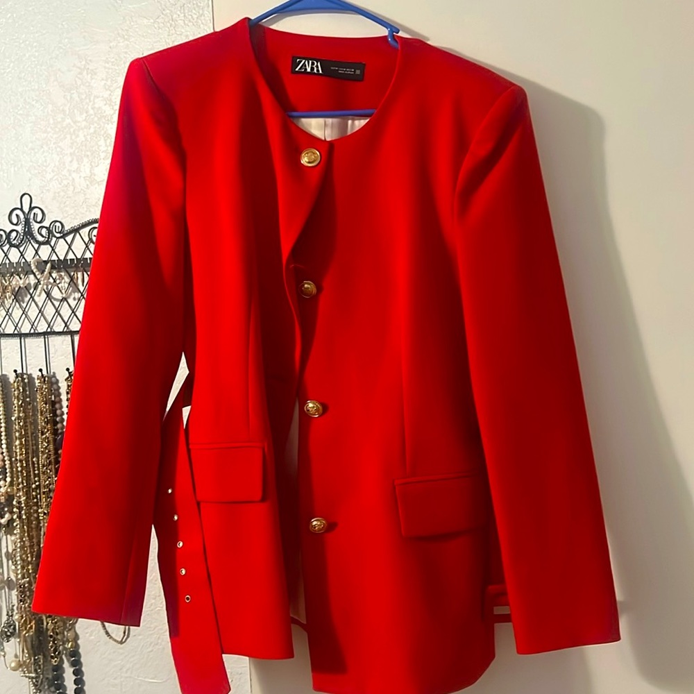 Zara belted jacket